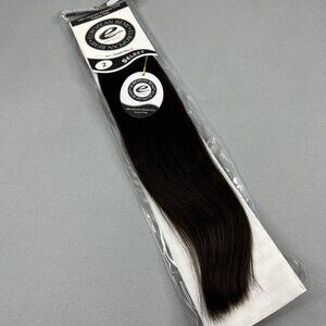 14” Straight #2 Darkest Brown European Remi 100% Human Hair Track Weft Extension